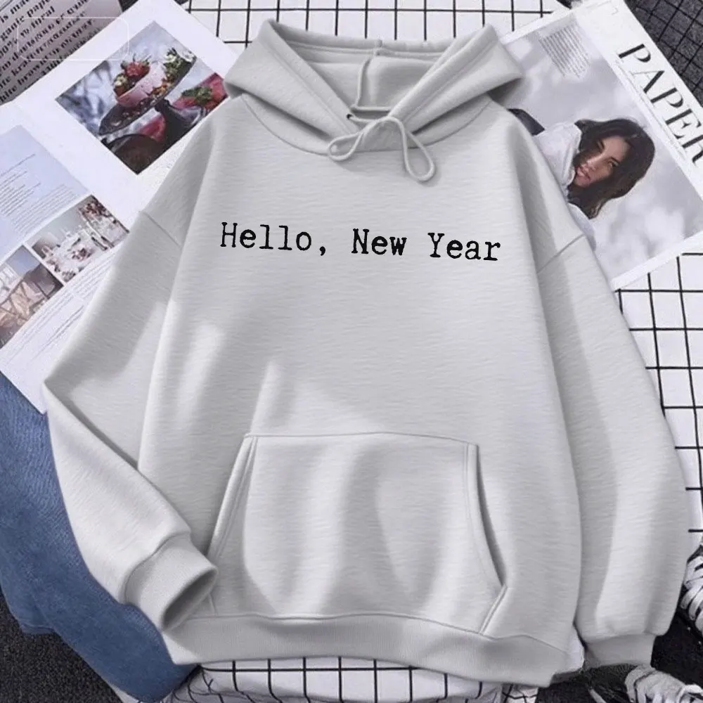 ミニマリスト新年クルーネックスウェットシャツ乾杯お祝いセーター内向的新年イブジャンパー冬休みトップスユニセックスプルオーバー