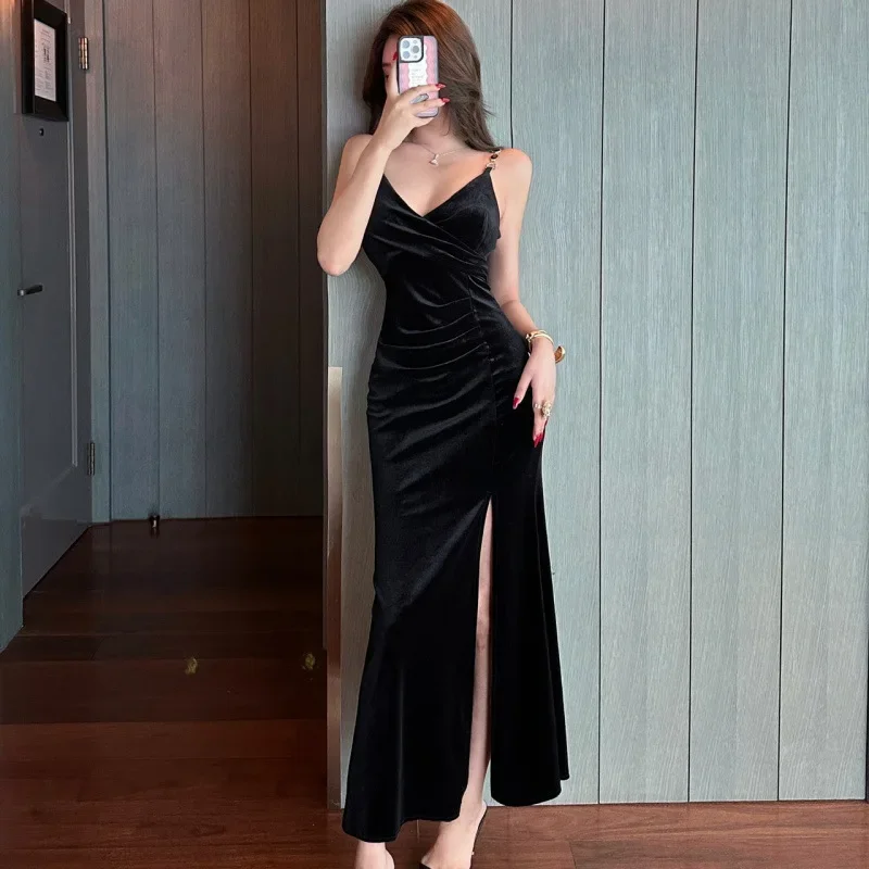 Sexy Low Cut Tank Dress Long Sleeved Basics Plus Size Women Clothing Control 2 Sexypleuche Tank Dresses Stock Available