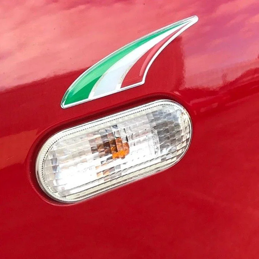

For Vespa GTS GTV Ducati Aprilia Decals Car Stickers 3D Italy Flag Sticker Italia Decal