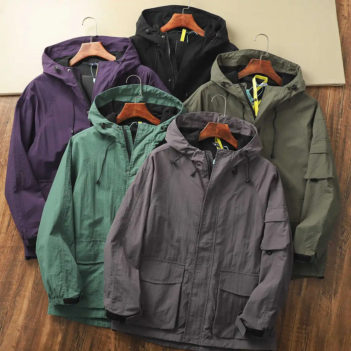 

Мужская демисезонная куртка Sli Outdoor с капюшоном, модная, универсальная, функциональная, для активного отдыха, парная модель