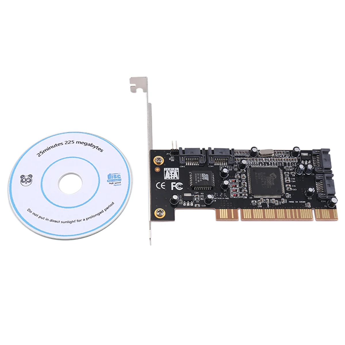 4-Port RAID Controller Card PCI Expand Card 2.0 SATA II