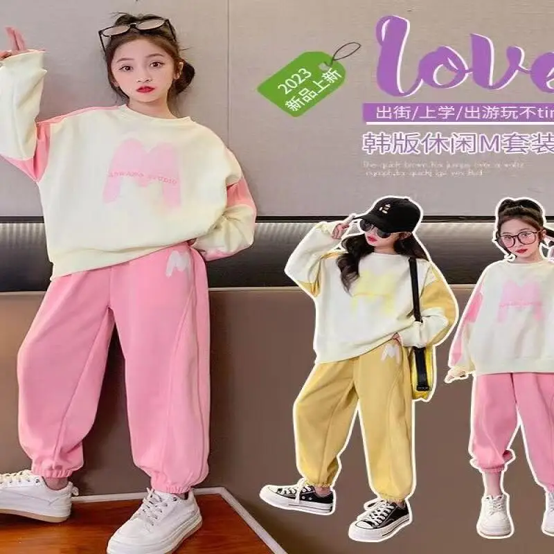 موضة 2 قطعة مجموعة ملابس الأطفال Kawaii بلايز عادية فتاة الملابس الشتوية 2025 الفتيات في سن المراهقة من 12 14 سنة الأولاد الخريف #3