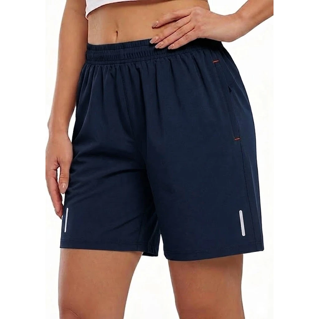 Summer Quick Dry Short Pants Woman Athletic Trousers Pocket Gym Women Casual Zip Pocket Hiking Shorts Sport Pants Summer Shorts - Image 3