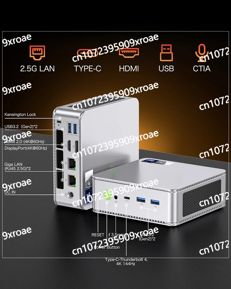 

For Gaming Mini PC 14-core 18-thread Intel Arc graphics Computer PC Mini AI Boost PC Gaming Computer