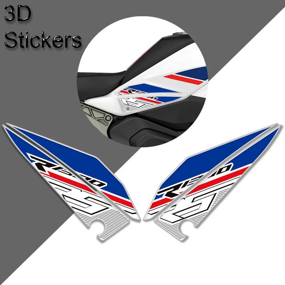 

2025 2026 Motorcycle Stickers Compatible with R1300R R 1300 R R1300 Fuel Tank Cap Tank Side Panel Protector Knee 3D Decals