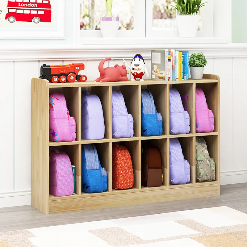 رف تخزين، فصول رياض الأطفال، خزانة فرز من الخشب الصلب، خزانة زاوية منطقة التدريب، شحن مجاني من الصنوبر