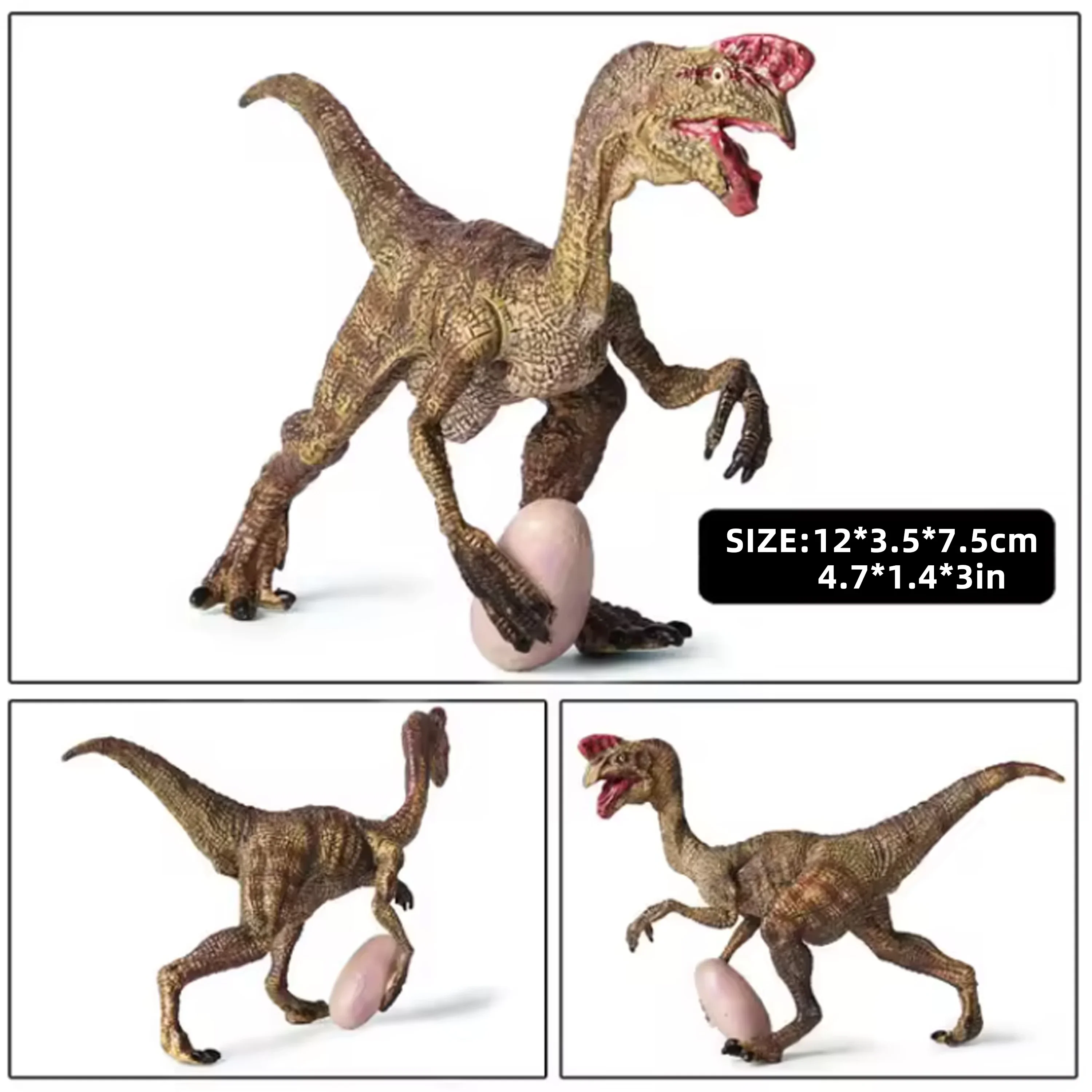 New Jurassic Oviraptor Static Model Jurassic Park Movie Animal Decoration Collect Halloween Christmas Birthday Gift Kids Toy