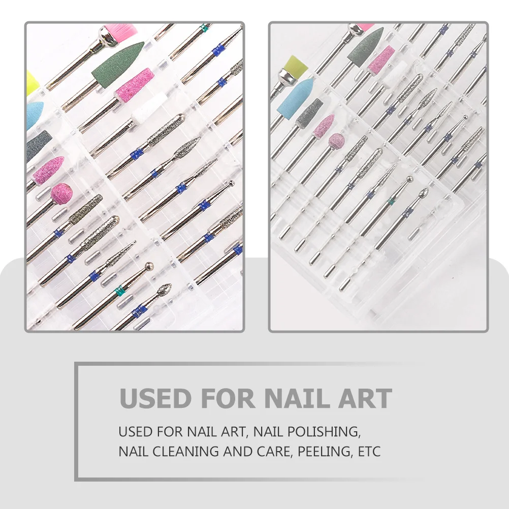 مسمار طحن التنغستن الصلب مانيكير تلميع الملحقات باديكير مثقاب أداة لتقليم البشرة العناية بالبشرة #1