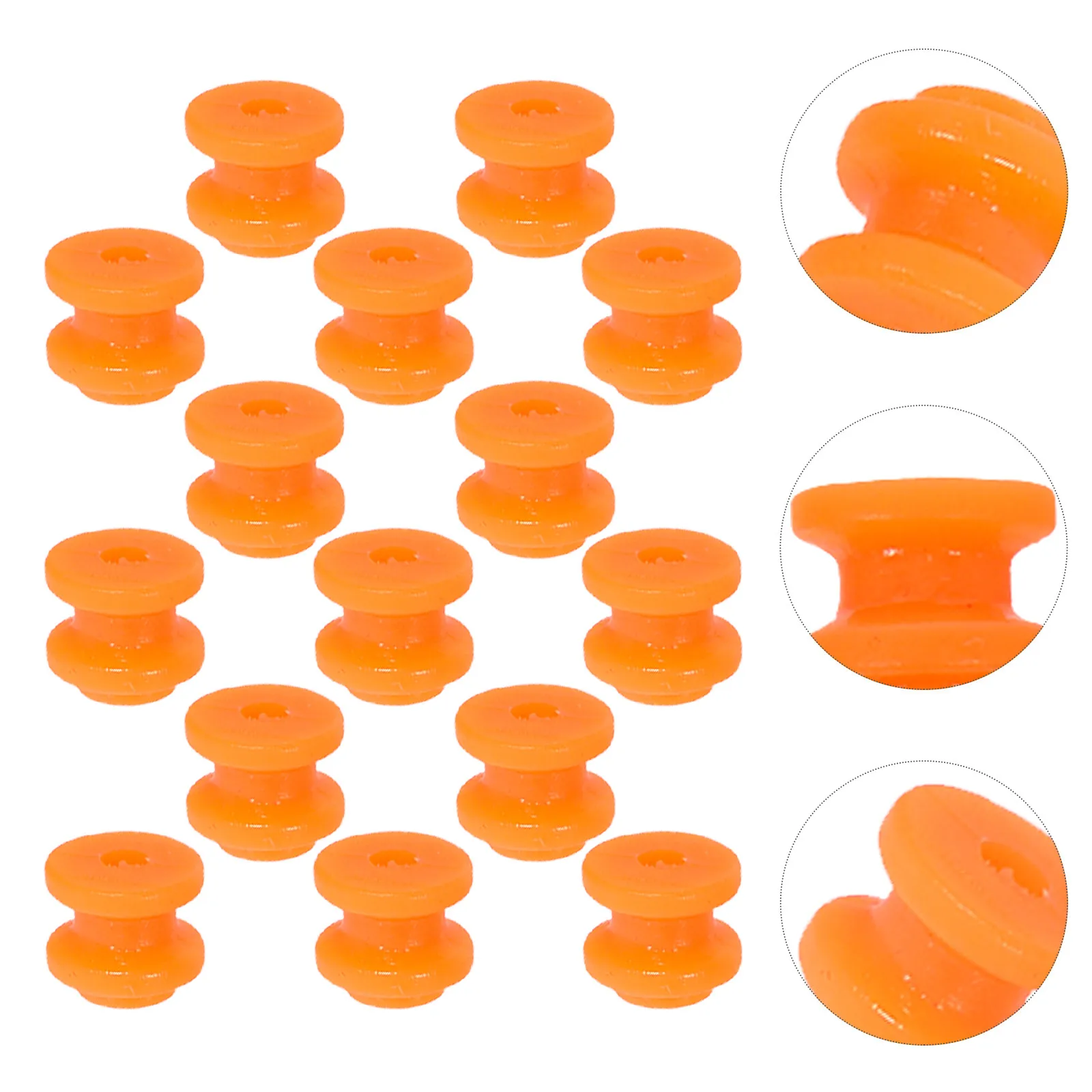 150-pecas-de-polia-de-plastico-laranja-com-ranhura-Unica-6mm-de-diametro-furo-de-2mm-para-kits-de-aprendizagem-mecanica-educacao-stem-motor-diy