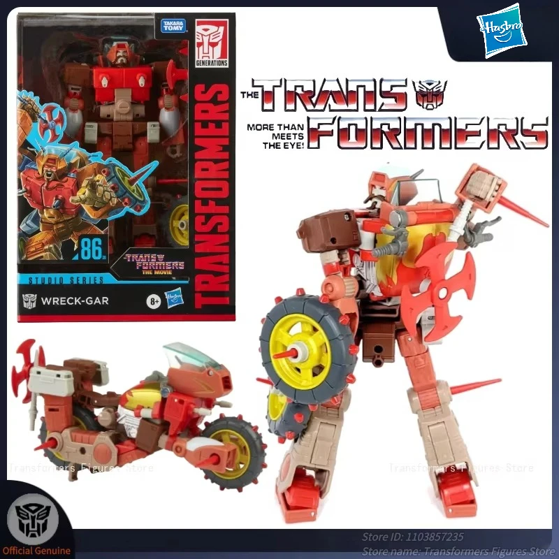 

In Stock Hasbro Transformer Studio SS-86 09 Wreck-Gar G1 Movie Figure Model Anime Action Deformation Robot Toys Popular Gifts