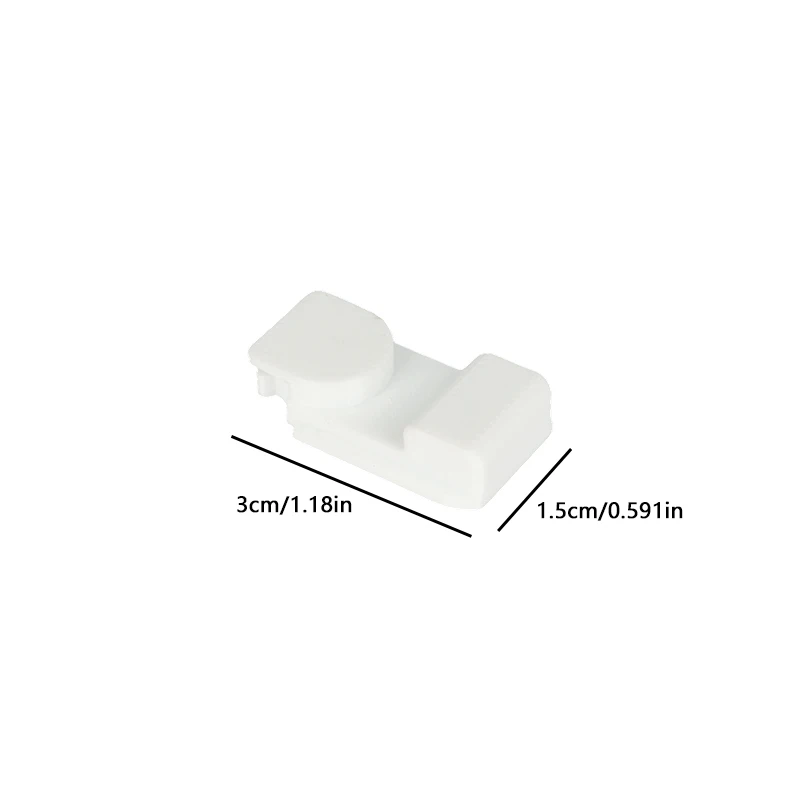 Caravan White Refrigerator Ventilation Grille Clip 3D Printed For Dometic Refrigerator Ventilation Grille Clip RV Accessories