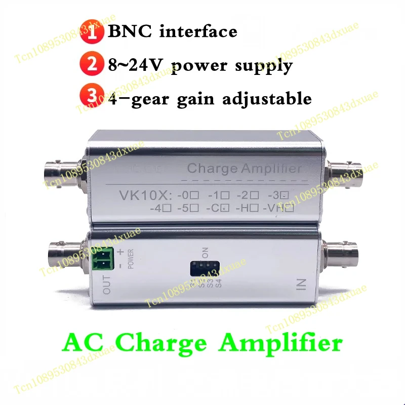 AC Charge Amplifier Accelerometer Piezoelectric PVDF Amplification Charge Measurement