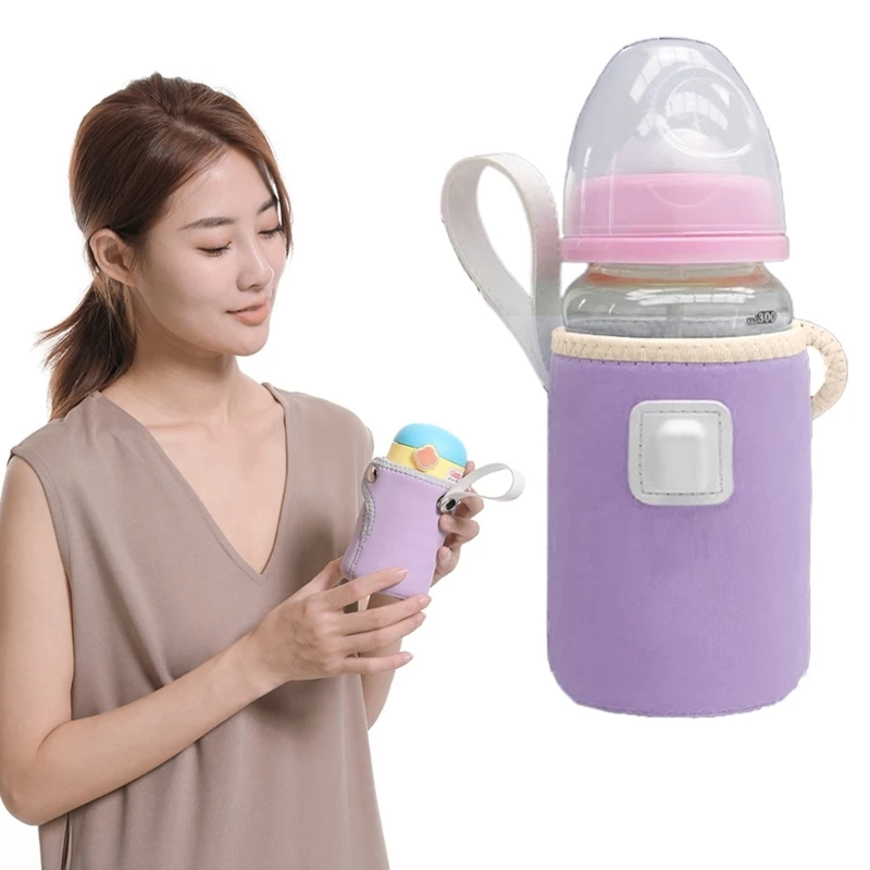 F62D حافظة حرارة الحليب لعربة الأطفال وزجاجة الرضاعة وسخان الحرارة العازل