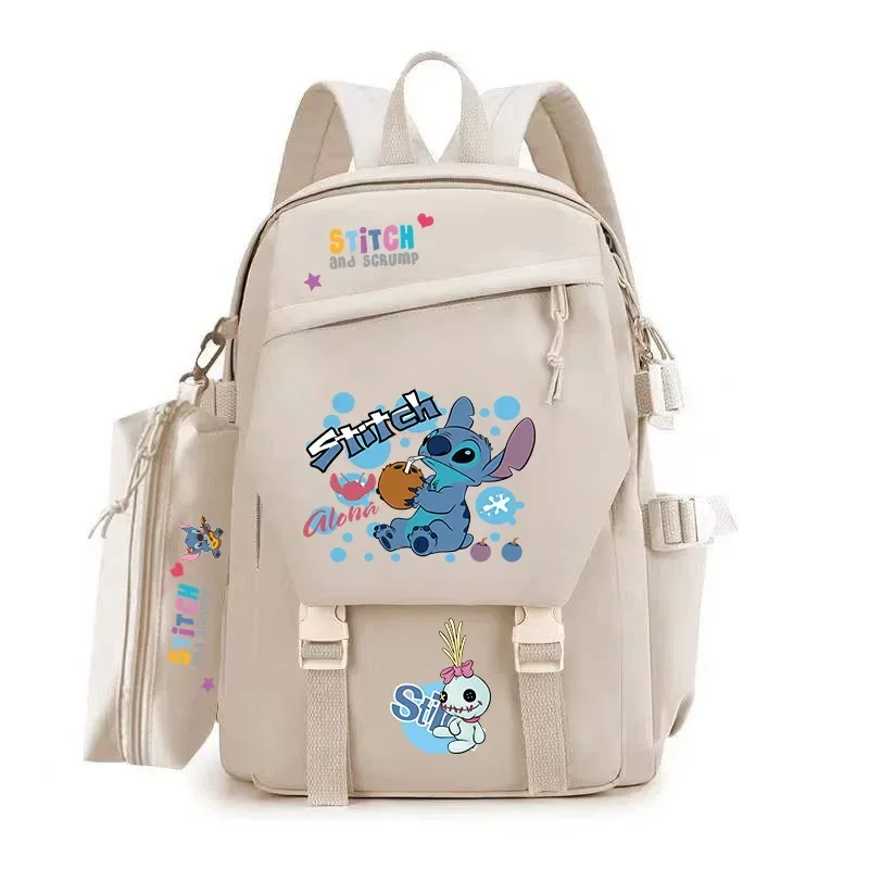 

New Stitch Student Laptop Female Backback Cartoon Women Backpack School Ladies Cool Harajuku Bag Girl Nylon Kawaii Backpack