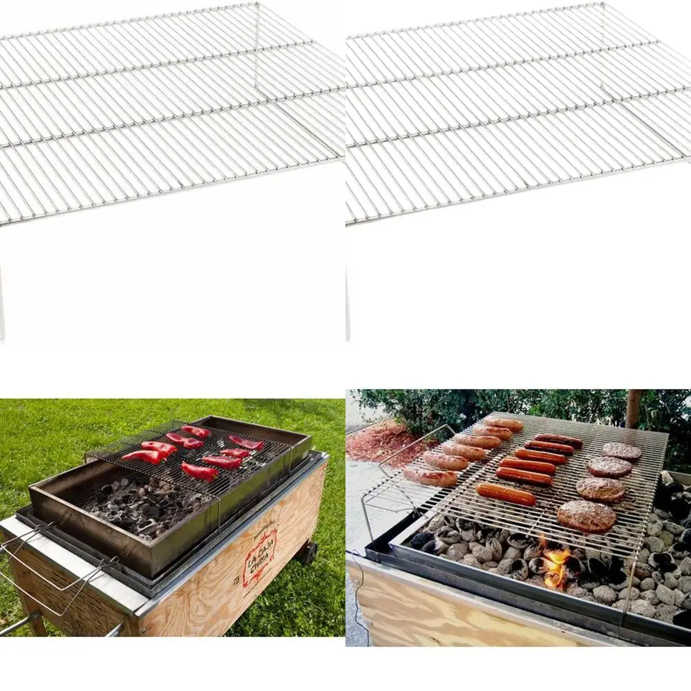 

22 x 20 Silver Steel Large Top Grill, 6 High