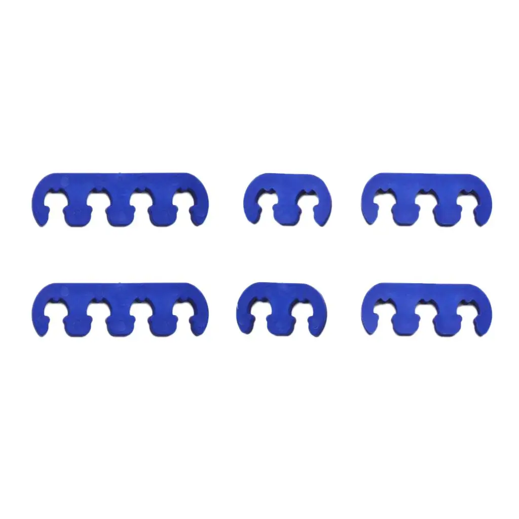 Automotive Wire Divider Holders Plastic Spark Plug Wire Separators Blue Set for Vehicle Replacement