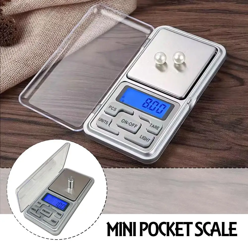 Accuracy 0.01g Bear 500g Precision Digital Kitchen Scale Jewelry Mini Pocket Scale Measurement LCD Electronic Portable Scale