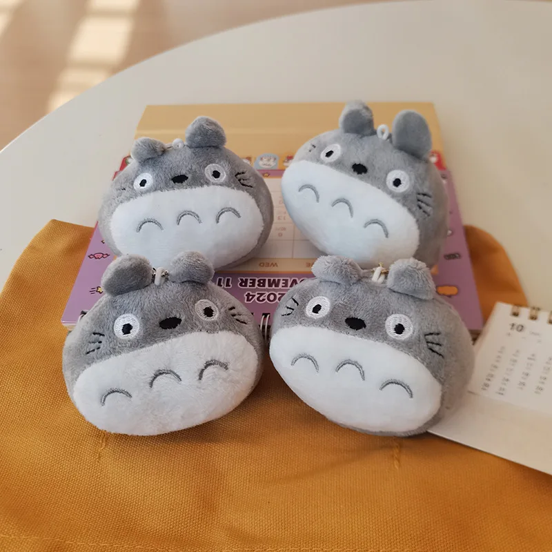 Cartoon Totoro Keychain Cute Doll Keyring Fashion Couple Bag Ornament Key Chain Car Pendant Gift image 4