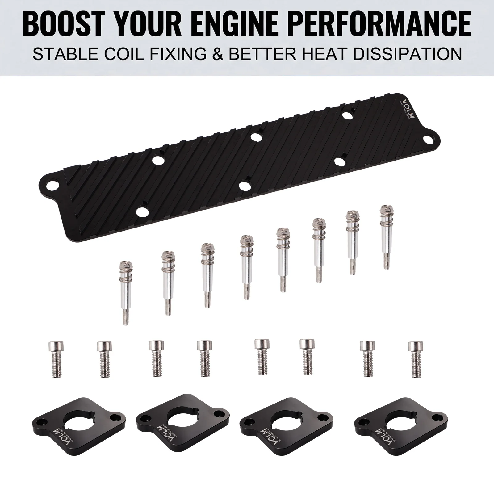 

VOLM Conversion Coil Pack Hold Down Bracket Kit For AUDI A4 TT Golf Jetta Passat Rabbit B5 1.8T