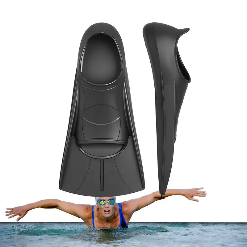 Swimming Fins Snorkel Flippers 1 Pair Silicone Fins Snorkel Fins For Training Swimming Women Scuba Diving Flippers For Adult