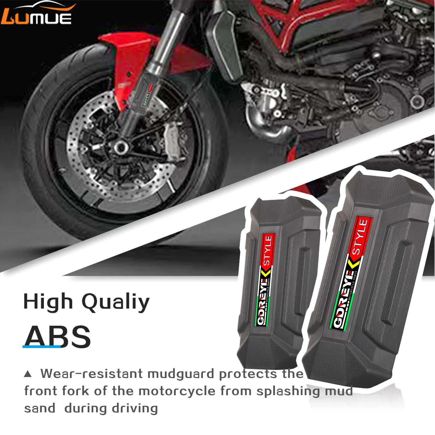 

For Ducati MONSTER 1100 MONSTER 1100 1200 motorcycle accessories Front Fork Guard Shock Absorbing Protective Shell Cover