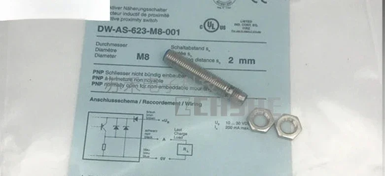

Индуктивный бесконтактный переключатель DW-AS-623-M8-001 вставной датчик DW-AS-624-M8-001