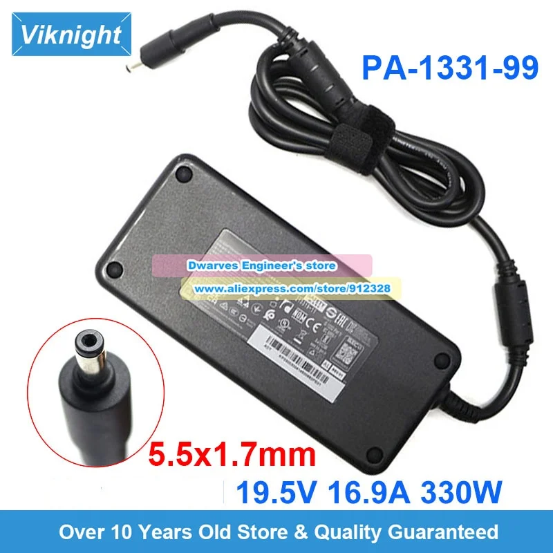 PA-1331-99 AC Adapter 19.5V 16.9A 330W PA-1331-68 for N20C11 N22C4 PREDATOR HELIOS 300 NITRO 5 AN517 PH317-55 PH315-55S PHN16-71