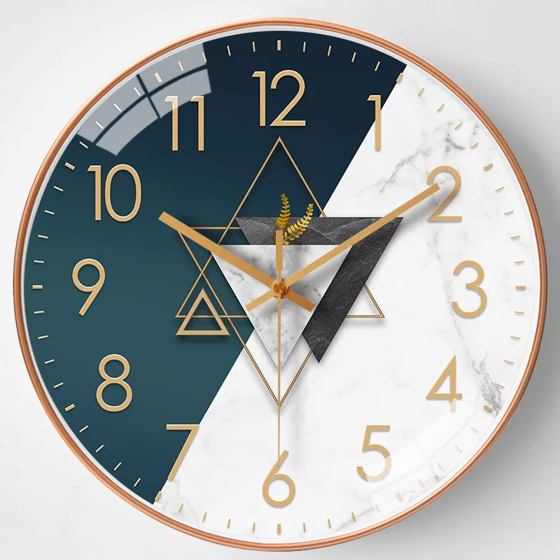 8 Inch Modern Electronic Wall Clock 3D Stylish Silent Clocks For Living Room Kitchen Decoration Home Decor Furniture