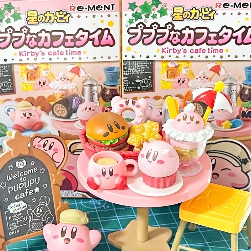 

Оригинальная Re-Ment Kirby'S Cafe Time Rement, миниатюрная модель сцены, трендовая коллекция игрушек, подарок на день рождения на заказ
