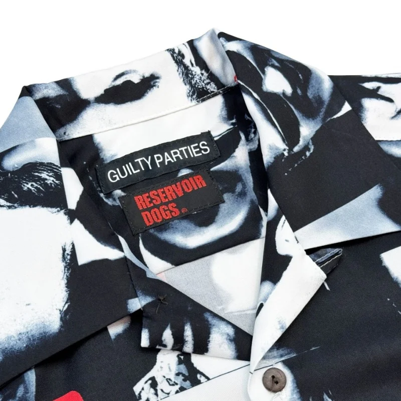 AI Mens Womens Premium WACKO MARIA Shirt Streetwear Image Digital Print High Quality Summer Short Sleeve Shirt