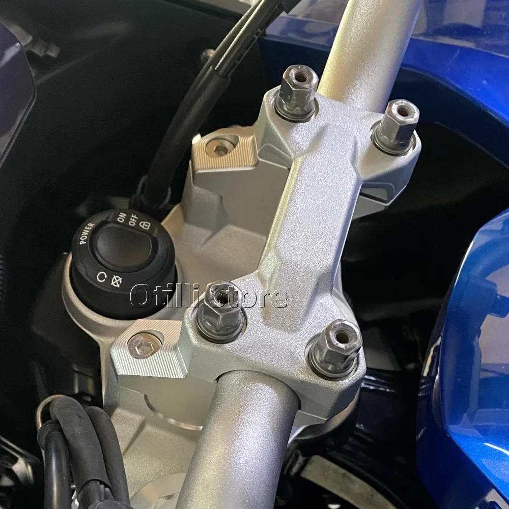 New F900R F900XR F 900 R/XR Handlebar Risers Clamp Height up also Backward Extend Adapters with Bolts For BMW F850GS / Adventure