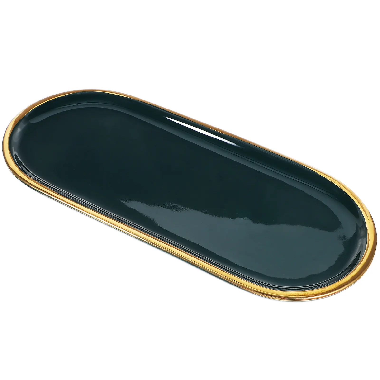 

Керамический контейнер для украшений с золотым узором, 1 шт., многофункциональная тарелка для хранения, для свадеб, вечеринок, праздников, домашнего декора