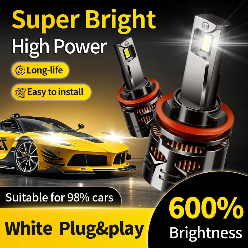 

2 шт. H8 H11 светодиодные фары 110 Вт супер яркие 6000K H9 H16 (JP) светодиодные фары DRL DC12V противотуманные фары для Toyota/Nissan/Honda