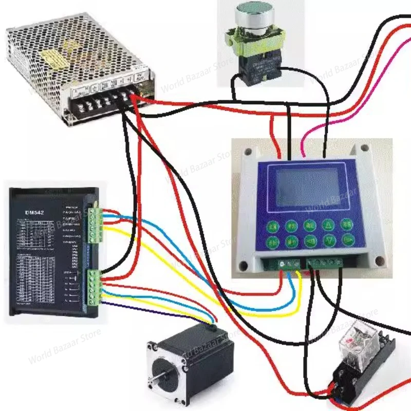 

Программируемый одноосный шаговый двигатель XJ-90/контроллер серводвигателя/сменный промышленный контроллер ПЛК/