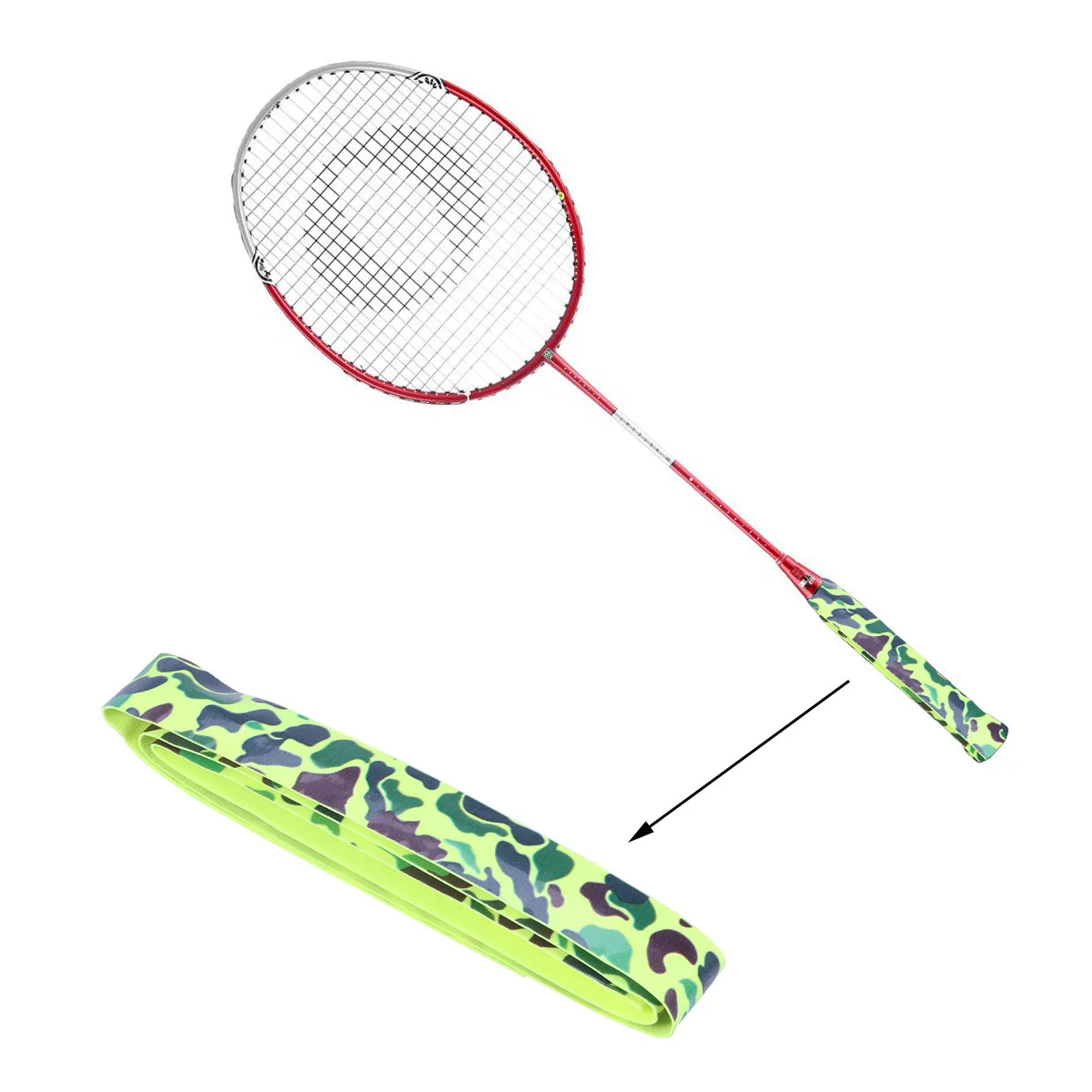 تنس مضرب بدمنتون شريط لحام Overgrip المضادة للانزلاق لينة بولي يوريثان امتصاص الرطوبة التفاف للرياضة قصبة صيد خشبية القفز حبل الأخضر #4