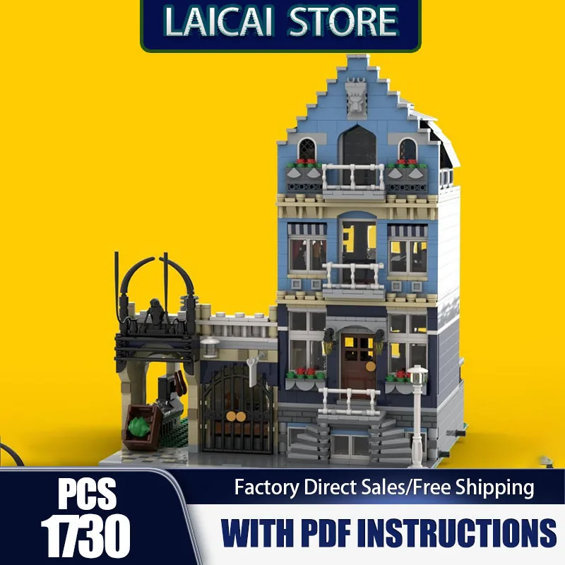 Modular City Building Moc Building Bricks Market Street Model Technology Modular Blocks Gifts Christmas Toys DIY Sets Assembly