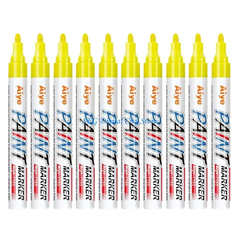 U75B Colorful Tombstone Marker Pen Stone Touch Up Pen For Restoring Faded Grave Inscription, Weatherproof Oil Based Paint Pen