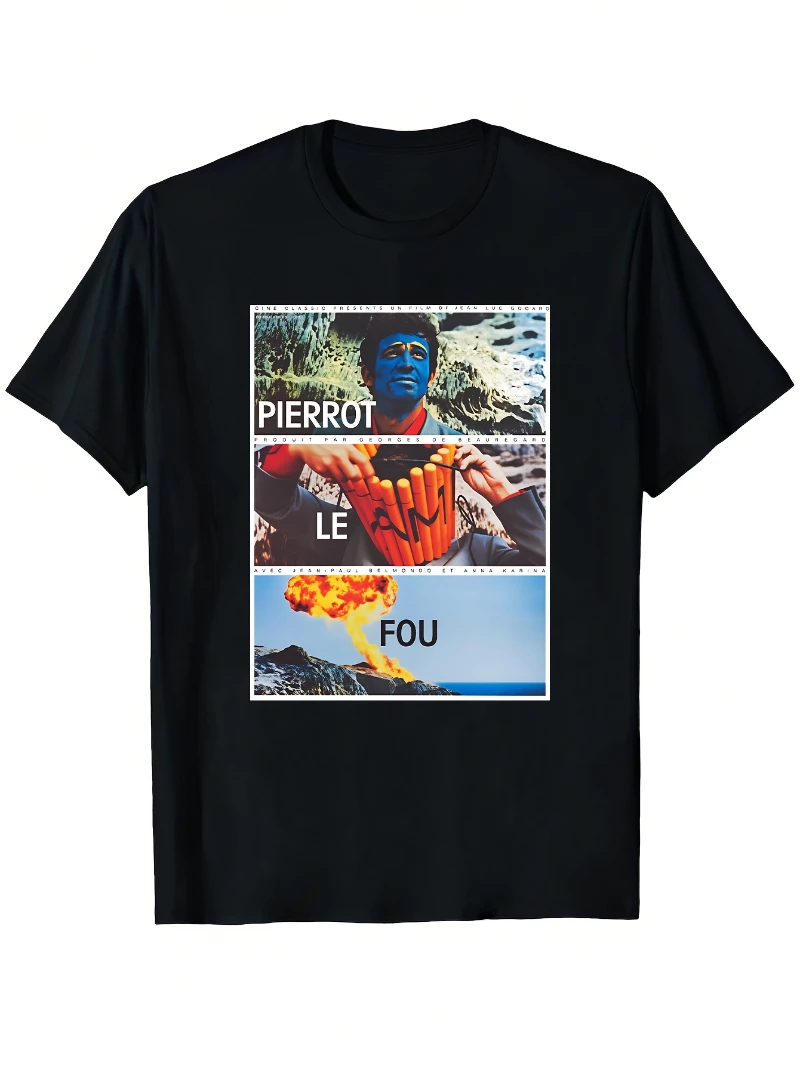 Scorpion Releasing Jean-Luc Godard *Pierrot le Fou* Vintage-Style Movie T-Shirt – French New Wave Cinema Tee