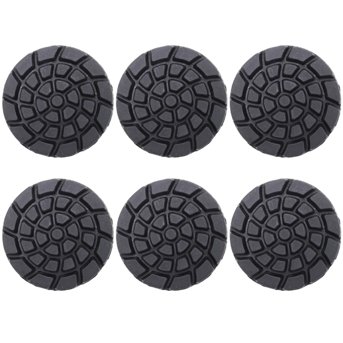 

6 PCS Diamond Floor Polishing Pads Resin Bond Terrazzo Floor Diameter 4 Inch, 50 Grit