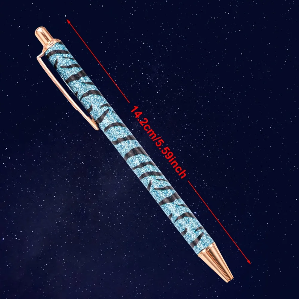 2Pcs Zebra Pattern  Ballpoint Pens - Cute Style for Girls, Students & Teachers, School Office Signature Carry Daily Use Writing