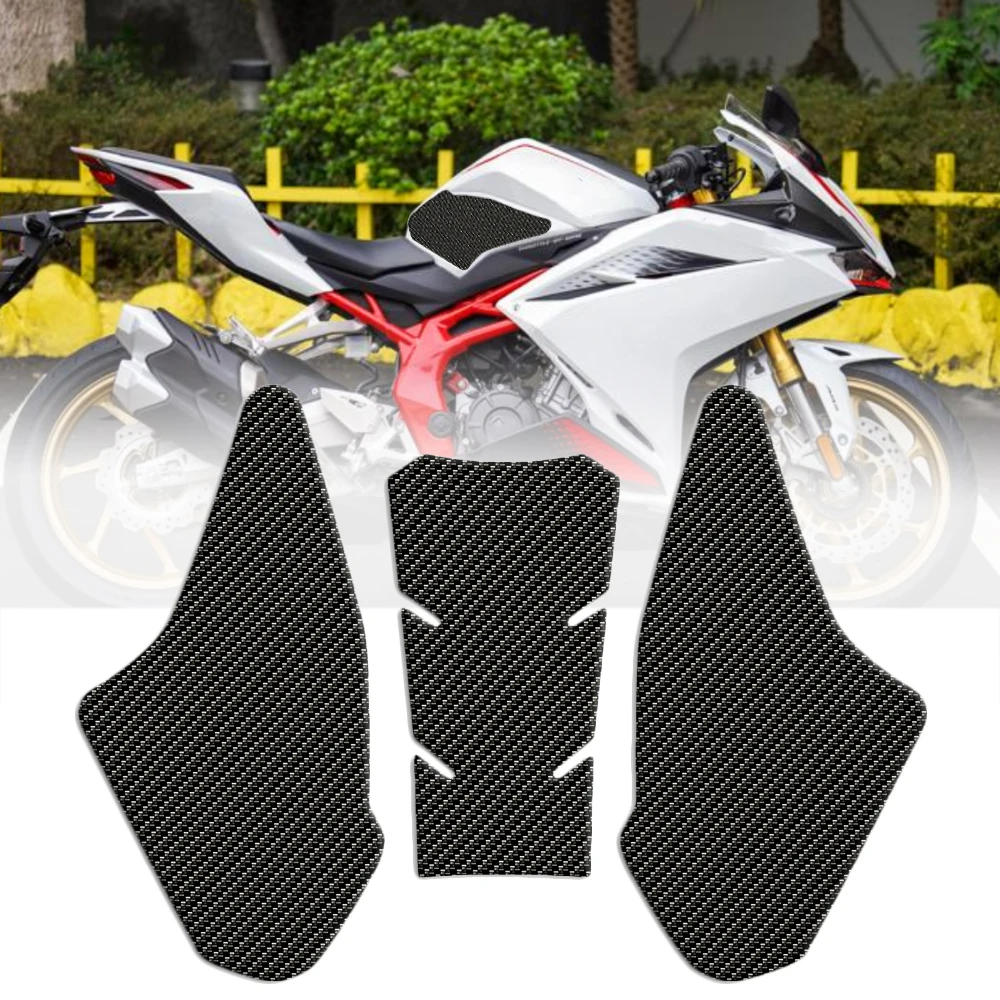 For Honda CBR250RR Tank Traction Side Pad Gas Fuel Knee Grip Decal CBR 250RR 2018 2019 2020 Motorcycle Accessories