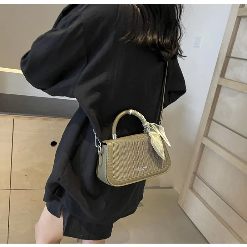 Sac à bandoulière en cuir élégant pour femmes, sac à main de luxe de styliste pour dames, sac à bandoulière classique, accès élégant et à la mode
