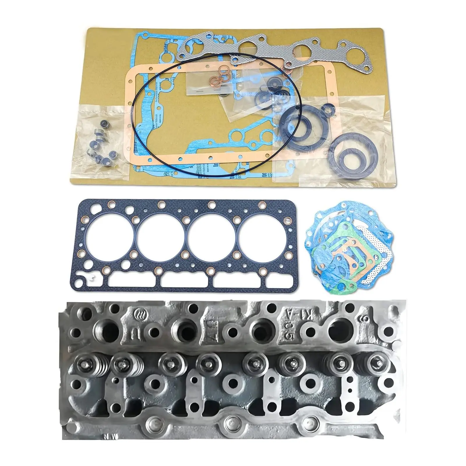 

Engine cylinder head with full gasket for Kubota V1200 15442-03040