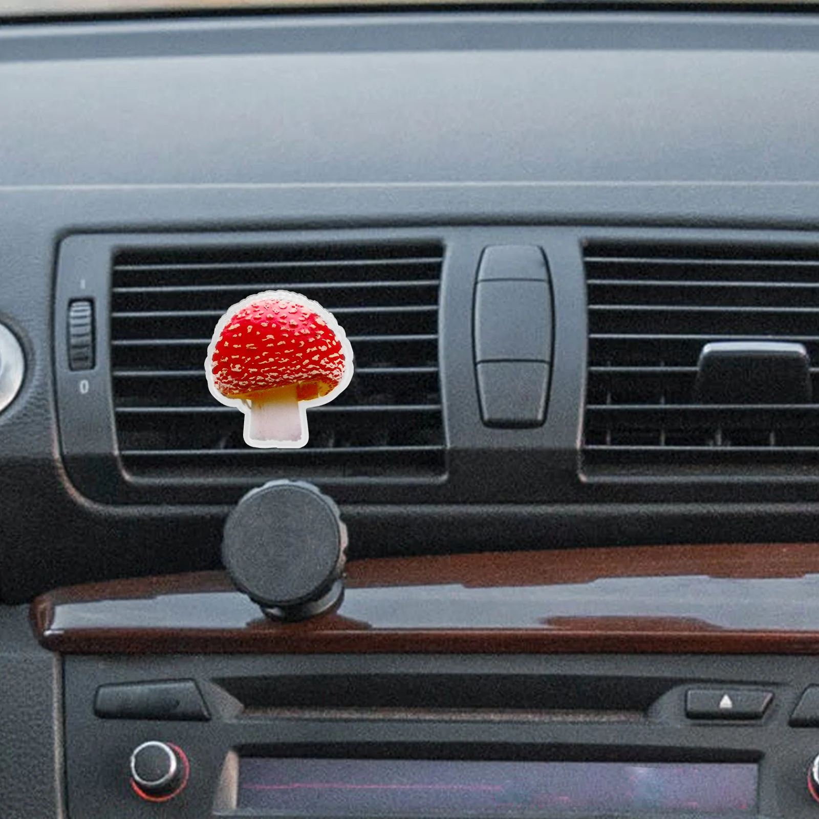 

Freshener Vent Clips Mushroom Shape Vent Clip Cute Car Accessories Durable Acrylic Easy Install Fragrance Holder