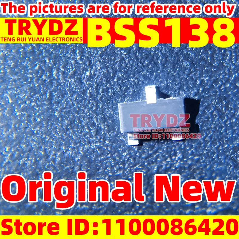 500-50pcs Original New BSS138 SOT-23 Production date in 2025