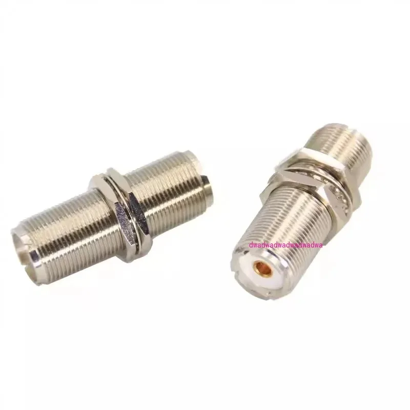 

New Conector de latão reto Adaptador, fêmea Jack Porca, Anteparo RF Coaxial Converter, Novo, UHF, SO239, 2PCS