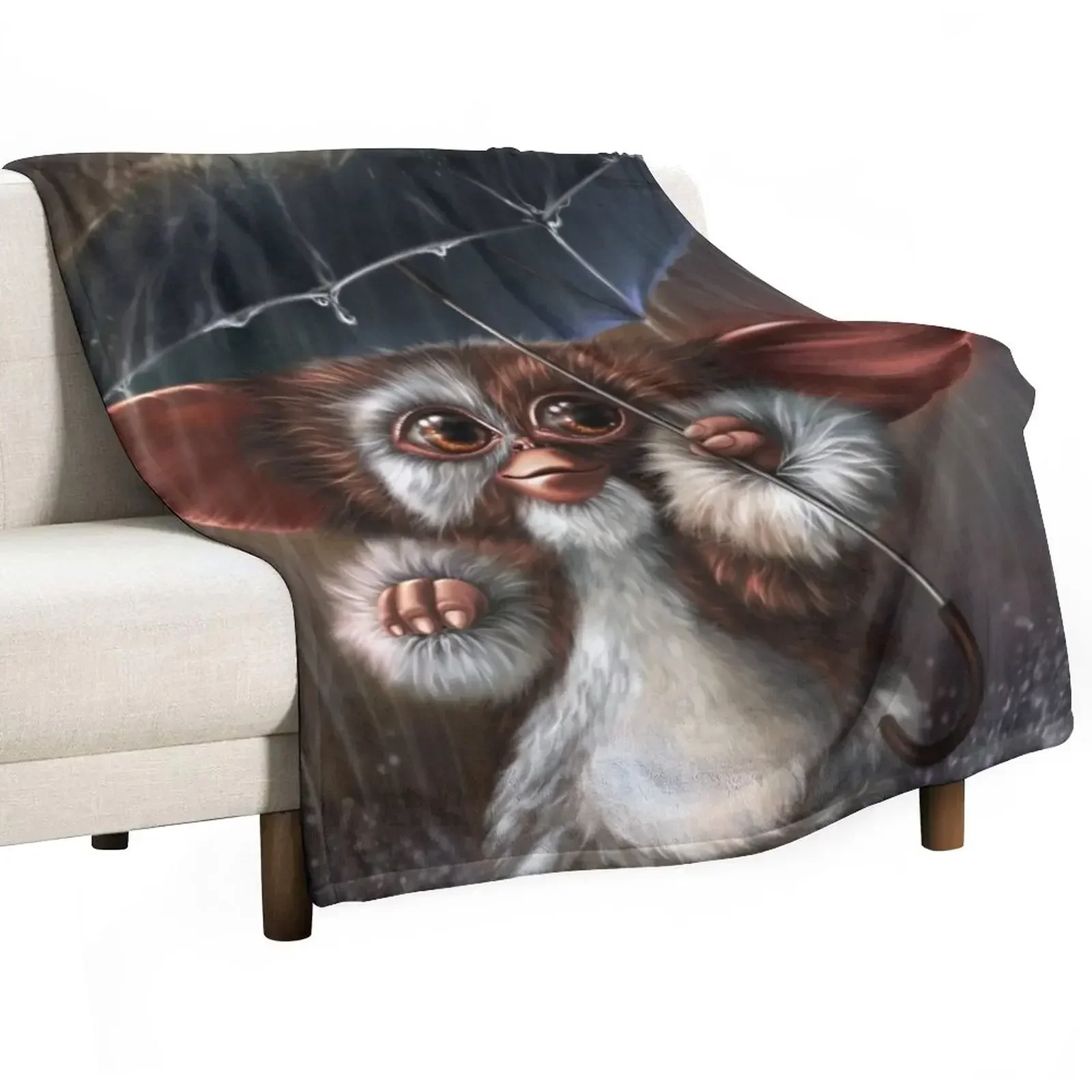 Cute Gizmo Gremlins Throw Blanket Kid'S Single blankets and throws Designers Blankets