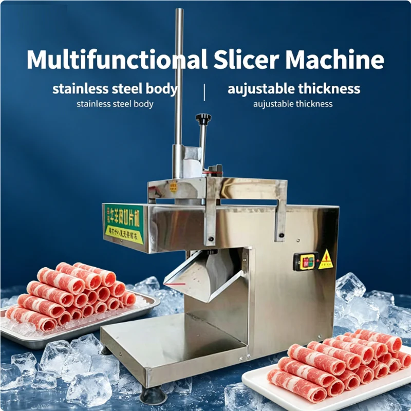 

220V/110 electric Slicer Household Lamb slice meat Slices of bread Hot Pot Desktop Meat cutting machine