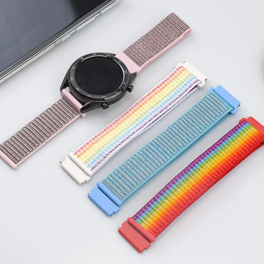 Nylon Band For Samsung Galaxy Watch 4/5 Pro/6 classic/active 2 44mm 40mm sport correa Bracelet Huawei GT 2e 3 4 Strap 22mm 20mm