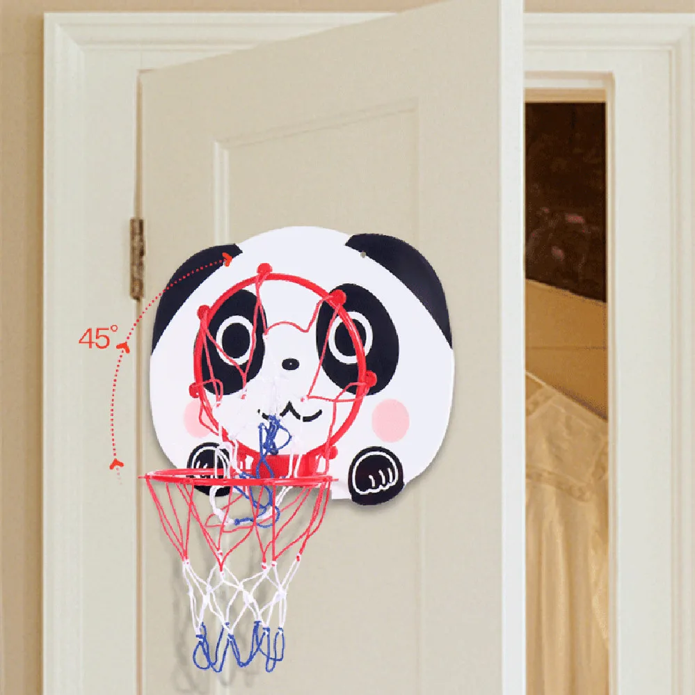 Cartoon Tiger Basketball Hoop Set Door Wall Indoor Hanging Basketball Sports Accessory Fun Parent Child Games Baby Activity Toys